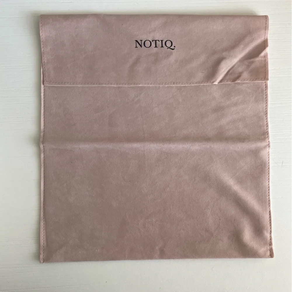 Notiq Suede Planner Dust Bag + Note Cards
